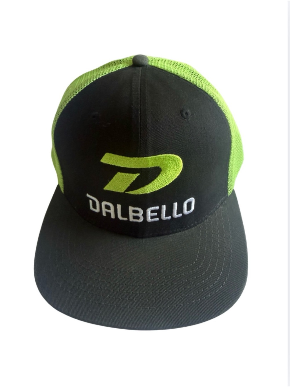 Dalbello Black & Neon Green Mesh Logo Trucker Hat